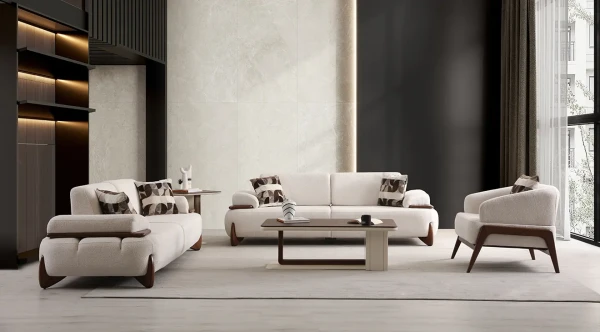 Vera Ahşap Ayaklı Yataklı Koltuk