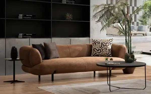 Manetti Kahve Koltuk Takımı