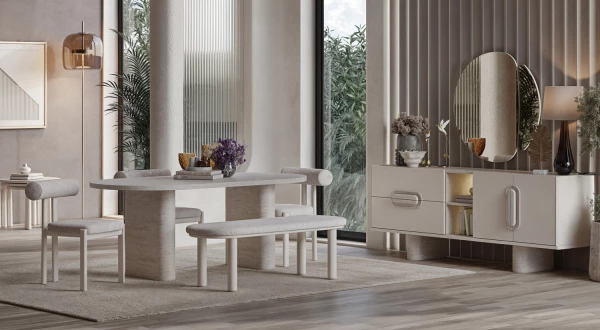 Traverta Yemek Odası