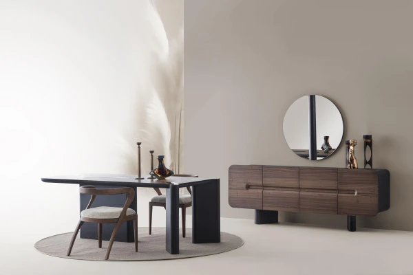 Maybach Ceviz Yemek Odası